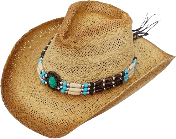 Larry Mahan Straw Western Hats